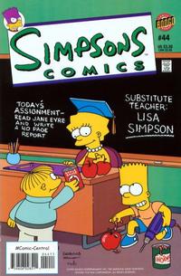 Cover for Simpsons Comics (Bongo, 1993 series) #44