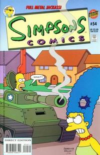 Cover for Simpsons Comics (Bongo, 1993 series) #54