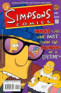 Cover for Simpsons Comics (Bongo, 1993 series) #57