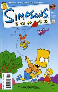 Cover for Simpsons Comics (Bongo, 1993 series) #61