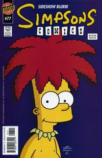 Cover Thumbnail for Simpsons Comics (Bongo, 1993 series) #77 [Direct Edition]