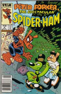 Cover for Peter Porker, the Spectacular Spider-Ham (Marvel, 1985 series) #9 [Newsstand]