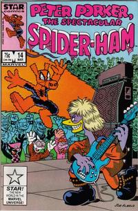 Cover for Peter Porker, the Spectacular Spider-Ham (Marvel, 1985 series) #14 [Direct]