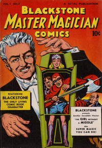 Cover for Blackstone Master Magician Comics (Vital Publications, 1946 series) #2