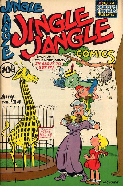 Cover for Jingle Jangle Comics (Eastern Color, 1942 series) #34