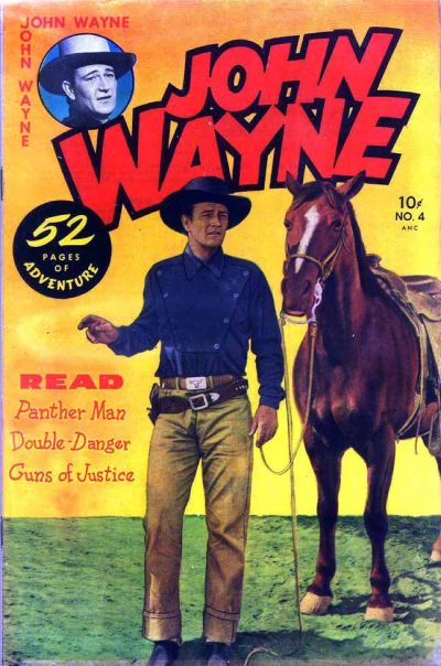 Cover for John Wayne Adventure Comics (Toby, 1949 series) #4