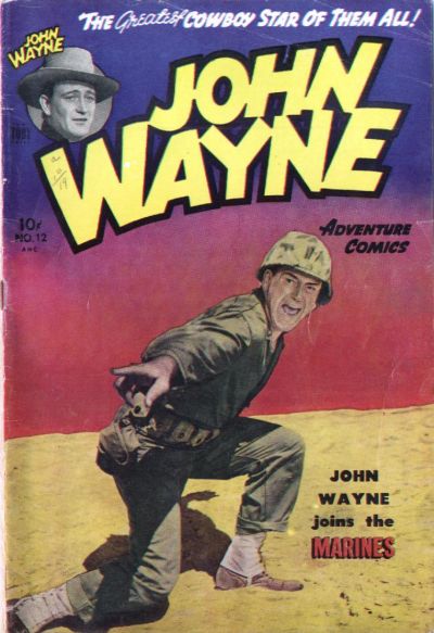 Cover for John Wayne Adventure Comics (Toby, 1949 series) #12