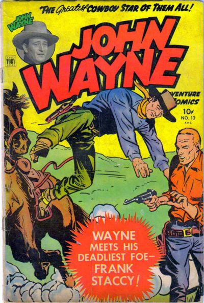 Cover for John Wayne Adventure Comics (Toby, 1949 series) #13