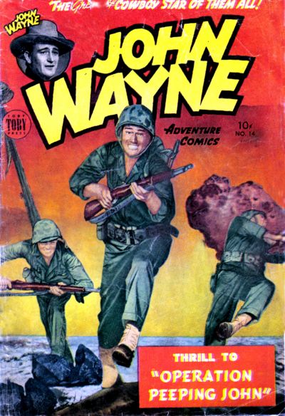 Cover for John Wayne Adventure Comics (Toby, 1949 series) #14