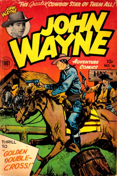 Cover for John Wayne Adventure Comics (Toby, 1949 series) #16