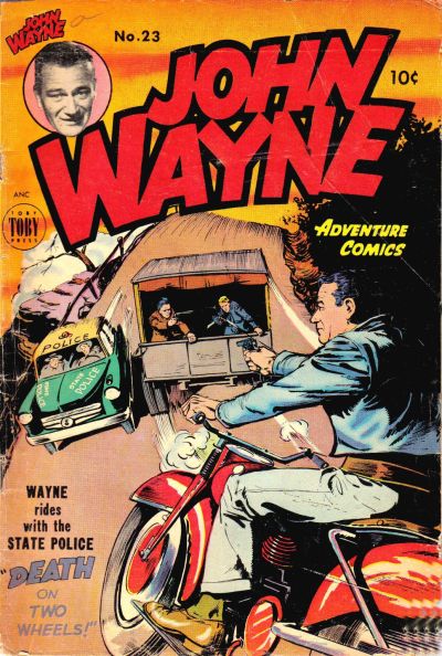 Cover for John Wayne Adventure Comics (Toby, 1949 series) #23