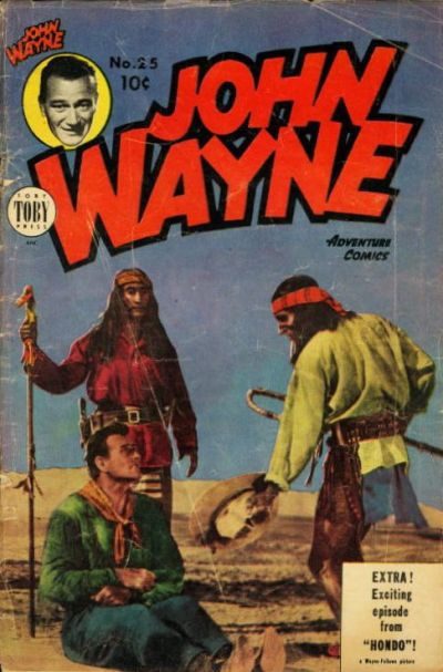 Cover for John Wayne Adventure Comics (Toby, 1949 series) #25