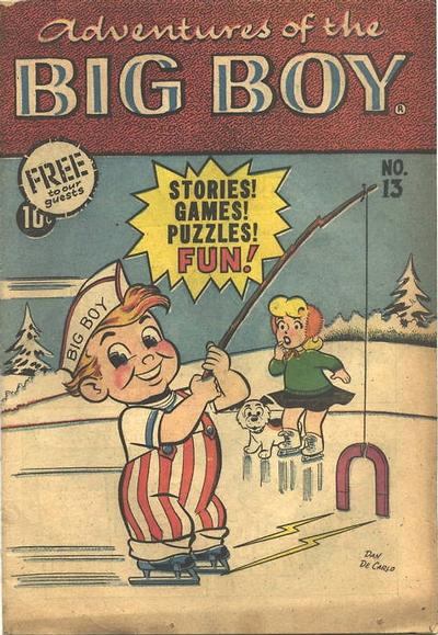 Cover for Adventures of the Big Boy (Webs Adventure Corporation, 1957 series) #13 [East]