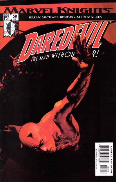 Cover for Daredevil (Marvel, 1998 series) #58 (438) [Direct Edition]