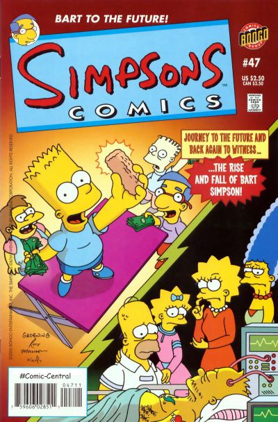 Cover for Simpsons Comics (Bongo, 1993 series) #47