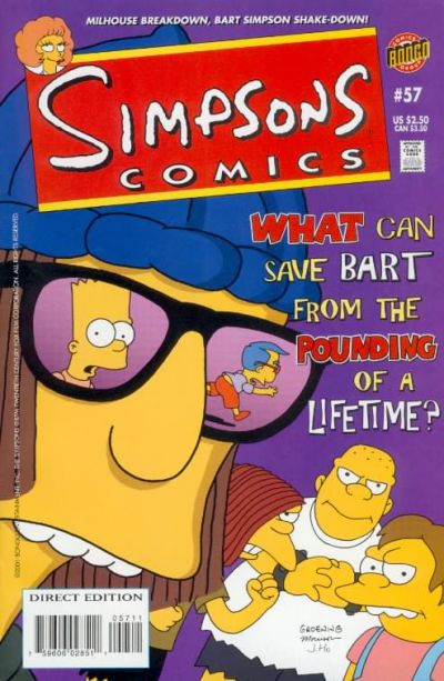 Cover for Simpsons Comics (Bongo, 1993 series) #57