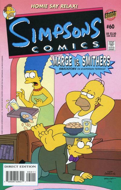 Cover for Simpsons Comics (Bongo, 1993 series) #60