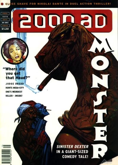 Cover for 2000 AD (Egmont Fleetway Ltd, 1996 series) #1075