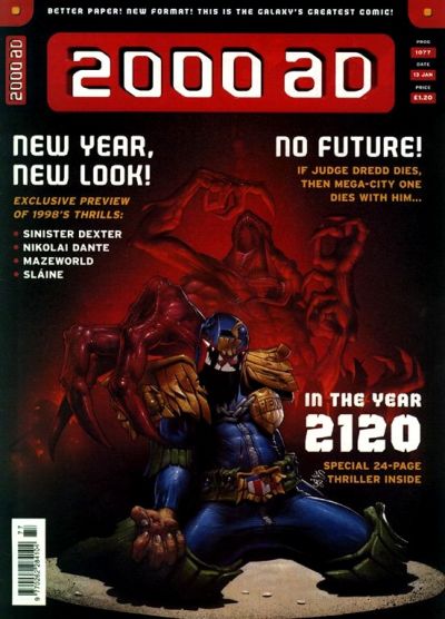 Cover for 2000 AD (Egmont Fleetway Ltd, 1996 series) #1077