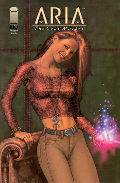 Cover for ARIA: The Soul Market (Image, 2001 series) #1 [Drew Posada Variant]