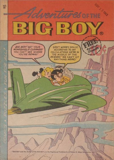 Cover for Adventures of the Big Boy (Webs Adventure Corporation, 1957 series) #81 [West]