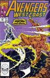 Cover for Avengers West Coast (Marvel, 1989 series) #63 [Direct]
