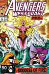 Cover for Avengers West Coast (Marvel, 1989 series) #71 [Direct]