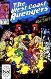 Cover for West Coast Avengers (Marvel, 1985 series) #40 [Direct]