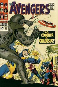 Cover for The Avengers (Marvel, 1963 series) #37 [Regular Edition]
