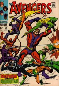 Cover for The Avengers (Marvel, 1963 series) #55