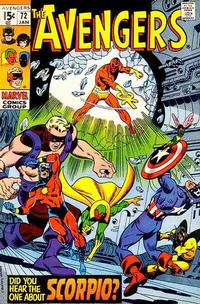 Cover Thumbnail for The Avengers (Marvel, 1963 series) #72