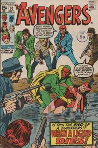 Cover Thumbnail for The Avengers (Marvel, 1963 series) #81 [Regular Edition]