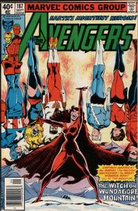 Cover for The Avengers (Marvel, 1963 series) #187 [Newsstand]