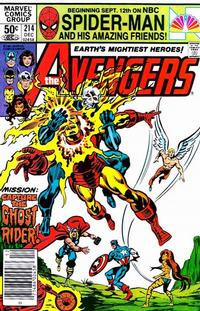 Cover Thumbnail for The Avengers (Marvel, 1963 series) #214 [Newsstand]