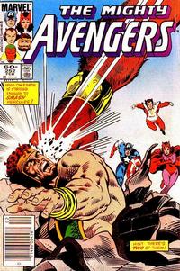 Cover Thumbnail for The Avengers (Marvel, 1963 series) #252 [Newsstand]