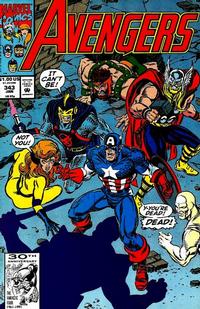 Cover Thumbnail for The Avengers (Marvel, 1963 series) #343 [Direct]