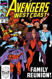 Cover Thumbnail for Avengers West Coast (Marvel, 1989 series) #57 [Direct]