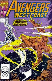 Cover for Avengers West Coast (Marvel, 1989 series) #63 [Direct]