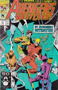 Cover for Avengers West Coast (Marvel, 1989 series) #67 [Direct]
