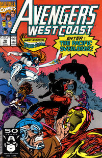 Cover for Avengers West Coast (Marvel, 1989 series) #70 [Direct]