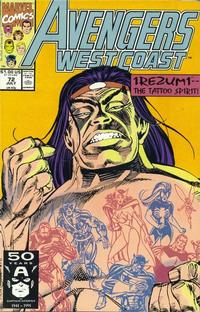 Cover Thumbnail for Avengers West Coast (Marvel, 1989 series) #72 [Direct]