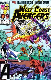 Cover Thumbnail for West Coast Avengers (Marvel, 1984 series) #4 [Direct]