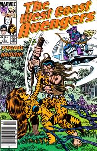 Cover Thumbnail for West Coast Avengers (Marvel, 1985 series) #3 [Newsstand]