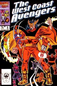Cover for West Coast Avengers (Marvel, 1985 series) #9 [Direct]