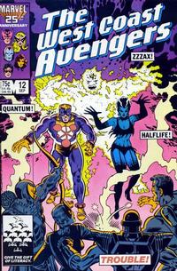 Cover for West Coast Avengers (Marvel, 1985 series) #12 [Direct]
