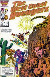 Cover for West Coast Avengers (Marvel, 1985 series) #17 [Direct]
