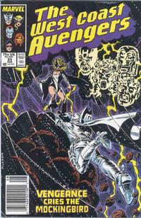 Cover Thumbnail for West Coast Avengers (Marvel, 1985 series) #23 [Newsstand]