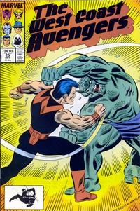 Cover Thumbnail for West Coast Avengers (Marvel, 1985 series) #25 [Direct]