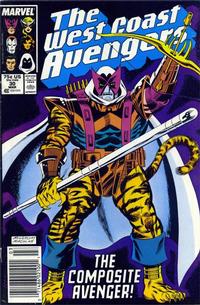 Cover Thumbnail for West Coast Avengers (Marvel, 1985 series) #30 [Newsstand]