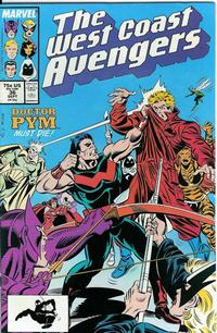 Cover for West Coast Avengers (Marvel, 1985 series) #36 [Direct]